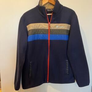 Cotopaxi Teca Fleece Full Zip Jacket Mens Size Medium Blue